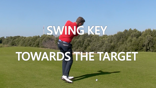 Swing Key towards the target